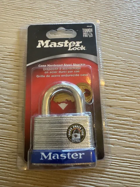 2” Master Lock Steel With 1” Shackle NIB with Keys 