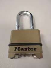 Master Lock Combination Lock, Heavy Duty Weatherproof Padlock