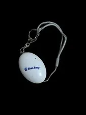Siren Song Personal Security Alarm With Keychain White LOUD