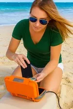 Portable Beach Safe with Combination Lock