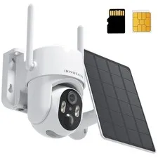 Outdoor Wireless Security Camera - 4G LTE, Motion Detection