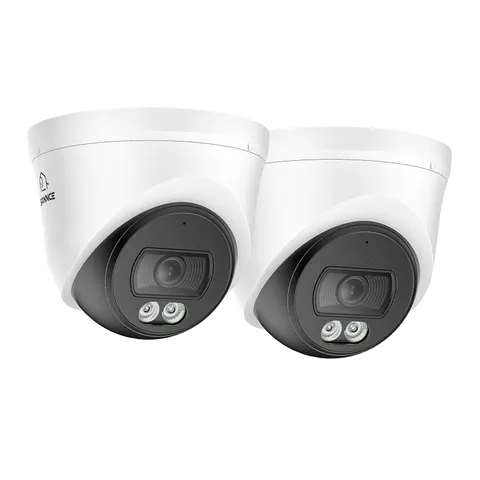 SANNCE 2x 4K Audio Recording PoE Security Camera IP Network Outdoor Night Vision