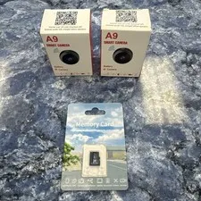 A9 Smart Camera Battery IP Wireless Camera & SD Card Bundle - NEW