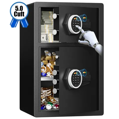 New Anti-theft Home Safe, Safe Box With Deposit Slot & Dual Alarm System
