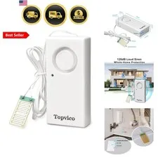 Water Sensor Alarm for Home, Sump Pump, Basements, RV Water Heater Leak Detec...