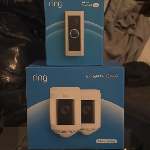 Ring Doorbell Camera Pro And Ring Spotlight Cam Plus Battery 2 Pack 2025 Combo