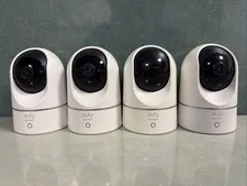 Eufy Security Indoor Cam 2K Pan & Tilt Wired (Model T8410) 4 Camera Lot (Tested)