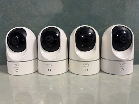 Eufy Security Indoor Cam 2K Pan & Tilt Wired (Model T8410) 4 Camera Lot (Tested)