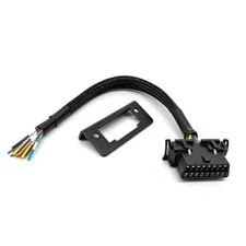 OBD2 J1962 Female to Open Pigtail Cable Bracket 16PIN OBDII Port 1 PC