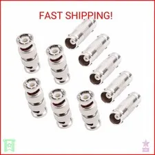 AIMHDUTY BNC Coupler Female to Female Connector 5-Pack and BNC Male to Male Adap