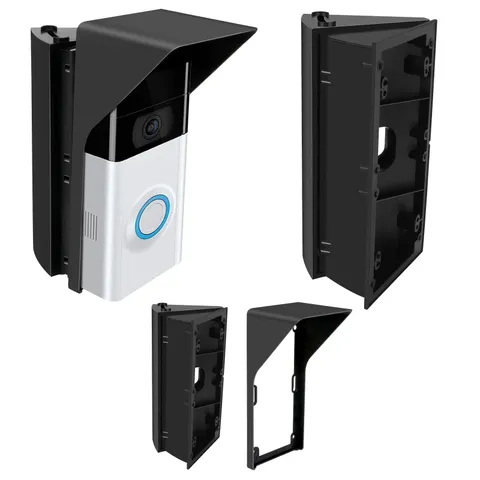 Adjustable Doorbell Angle Mount with Rain Cover, Compatible with Video Doorbe...