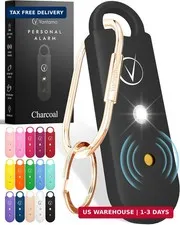Vantamo Personal Alarm for Self Defense with Low Battery Notice, Strobe Light &