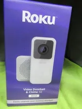 Roku Smart Home Wired Video Doorbell & Chime - 1080p HD Night Vision Ultrawide