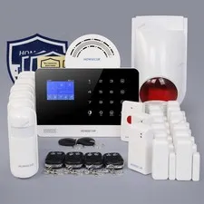 HOMSECUR Wireless WIFI 4G GSM SMS Autodial Burglar Alarm System