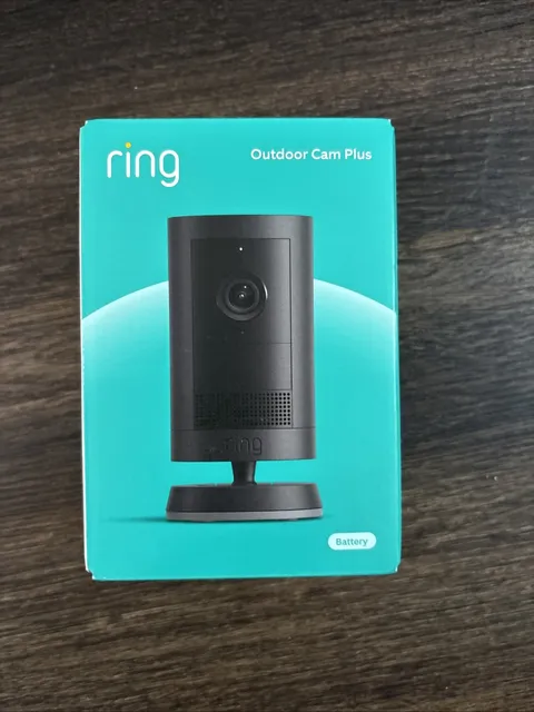 Ring Outdoor Cam Plus, Battery (newest model), Black, Brand New Sealed!