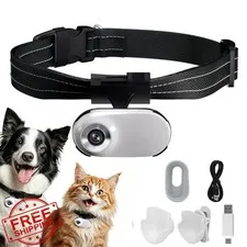 ehomful Cat Camera Collar HD 1080P No WiFi