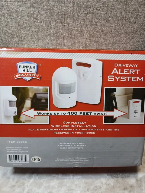 Bunker Hill Security Driveway Alert System 93068 Wireless Sensor Open Box
