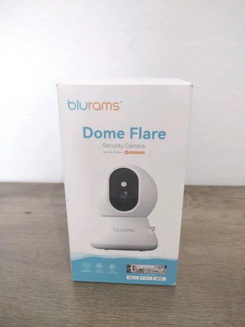 Blurams Dome Flare Security Camera Smart Pan-Tilt-Zoom 2-Way Audio Night Vision