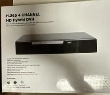 New W Box Technologies 4CH H.265 HD 2TB DVR - TVI, CVI, AHD,960H &IP 0E-HD4CH4MP