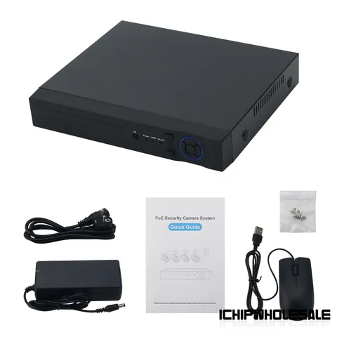 POE NVR8104RA 4-Port 8MP Network Video Recorder NVR for POE Cameras Phone Remote