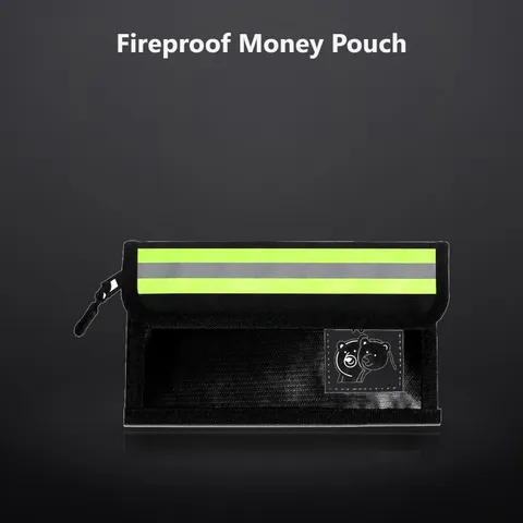 Fireproof Money Pouch, 1pcs