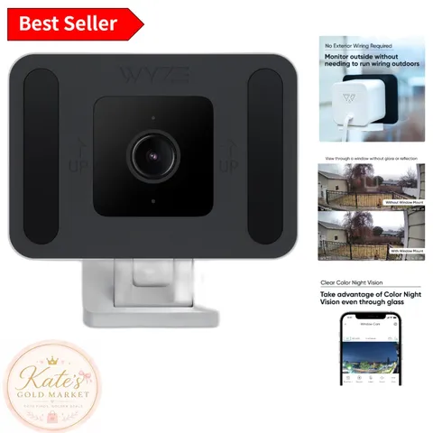Install Window Mount for Cam OG/V3/V4 - Perfect for Night Vision Security