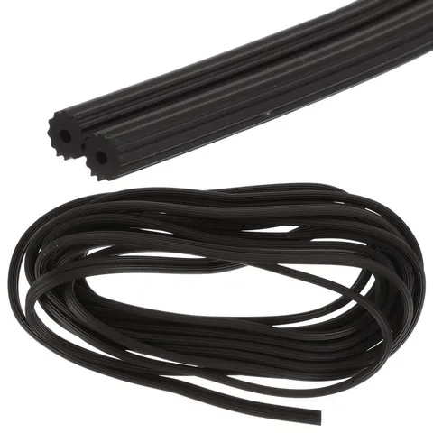 Window Screen Repair Kit Thermoplastic Rubber Black Spline for Door Use