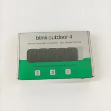 Blink Outdoor 4 (4th Generation) 5-Camera Wireless Security System w Sync Module
