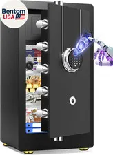 8.6 Cu Ft Fireproof Biometric Safe for Home Office, Large Heavy Duty Safe Box wi