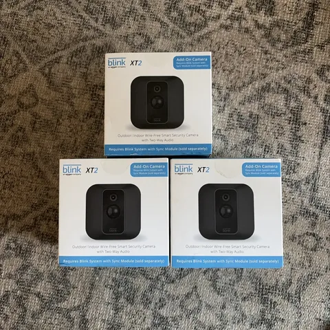 NEW Qty 3 Blink XT2 Wi-Fi 1080p Add-on Indoor/Outdoor Security Camera only