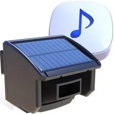 Htzsafe Solar Driveway Alarm System-1/4 Mile Long Transmission Range-Solar Po...