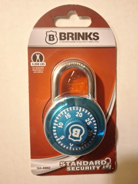 Brinks Standard Security Dial Combination Lock 