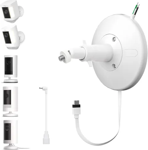 Hardwired Kit for Ring Cams (Outdoor Cam Plus, Stick up Cam, Spotlight Cam Pro/P
