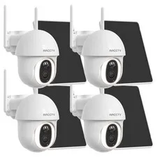 ARCCTV 4G LTE Cellular Solar Security Camera Wireless Outdoor Color Night Vision