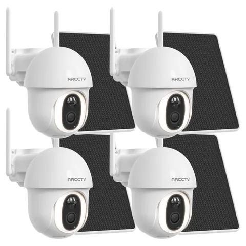 ARCCTV 4G LTE Cellular Solar Security Camera Wireless Outdoor Color Night Vision