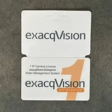 Exacqvision Enterprise License Card