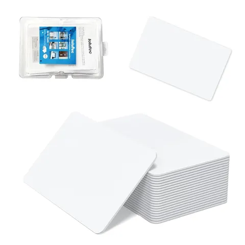 30Pcs RFID Smart Cards, 13.56Mhz ISO14443A Mifare Classic 1K Printable Blank Con