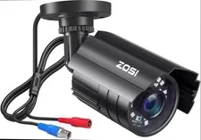 ZOSI 1080P HD TVI Security Camera for Home Office Surveillance CCTV System, 2MP