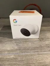 Google Nest Cam Outdoor Wireless 1080p Night Vision Security Camera White