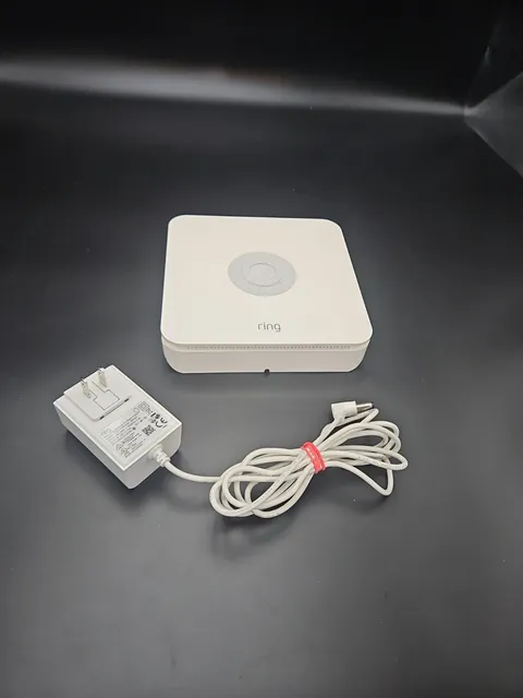 Ring Alarm Base Station -1st Gen- 4HB1S70EN0 w/ AC Adapter. Unknown Registration