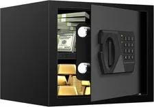 1.2 Cub Small Fireproof Safes for Home Use,Digital Home Safe Fireproof
