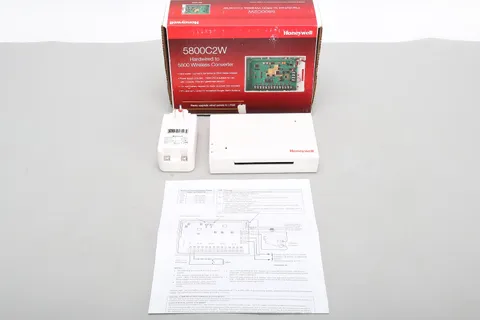 Honeywell 5800C2W Hardwired to 5800 Wireless Converter With Power Supply
