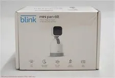 Blink Mini Pan-Tilt Alexa-Enabled Indoor Rotating Plug-In Camera - White