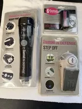 DAMSEL IN DEFENSE Lot Of 3 Step Off Keychain Alarm Road Trips Packages Unopened