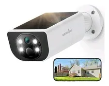 WansView 2K Solar Security Camera Outdoor Wireless WiFi Color Night Vision 2-Way