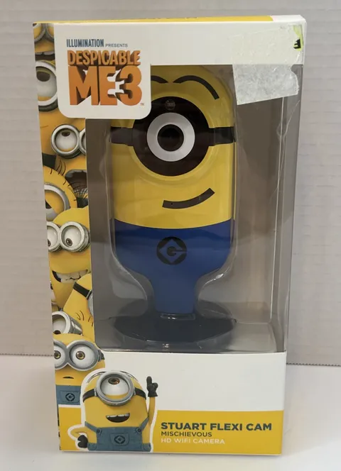 SEALED Illumination Despicable Me 3 Minions Stuart Flexi HD WIFI Camera NEW
