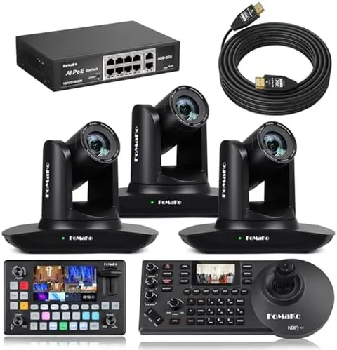 HDMI PTZ Camera AI Auto-Tracking Gen 3, 20X Optical Zoom, for Sports Event and O