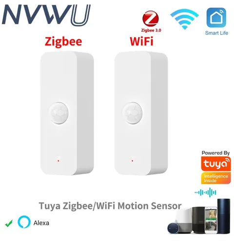 Tuya WiFi Zigbee PIR Motion Sensor Smart Home Human Body Infrared Detector 