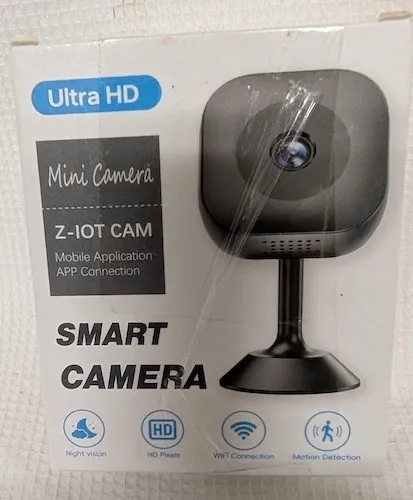 ZONGBI SECURITY SMART CAMERA NEW Z-IOT CAM NEW IN OPEN BOX ULTRA HD MINI