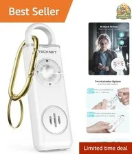 Rechargeable Personal Safety Alarm for Women, 130dB Self Defense Keychain Ala...